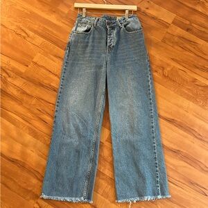 Denim Tennis Trading Company TNS Moda Wide Leg Jeans High Rise Size 4